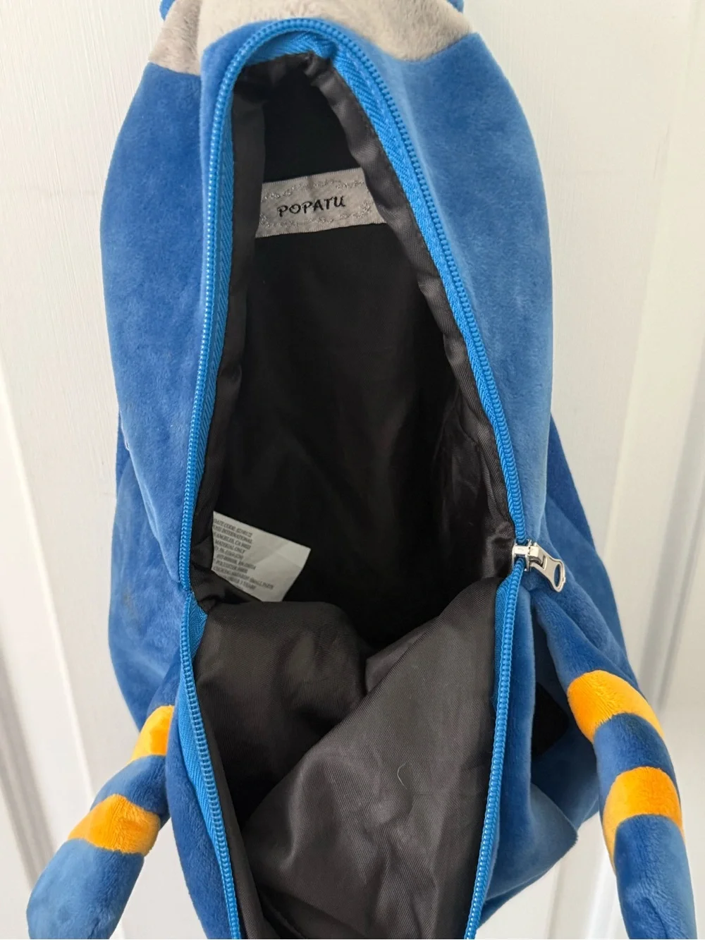 Popatu blue airplane backpack